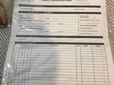 Stampin Up Customer Order Forms 50 Count & Guest Invite Postcards