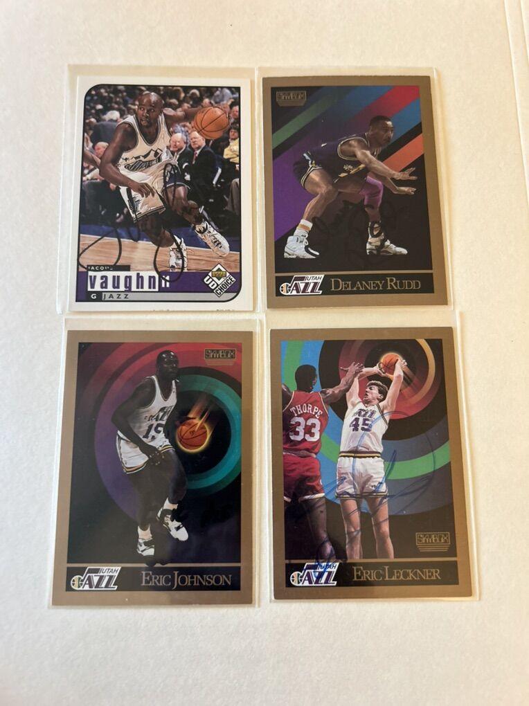 Upper Deck Autograph NBA Utah Jazz Basketball Auto