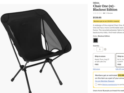 Helinox Chair One Series + Rocking Foot
