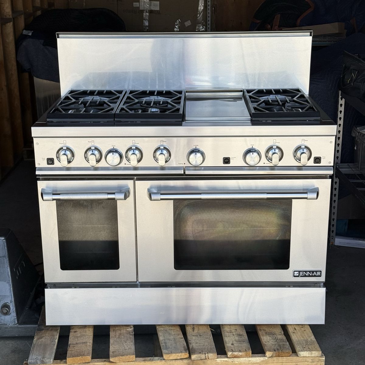 FREE DELIVERY - Jenn Air 48” Gas Range 