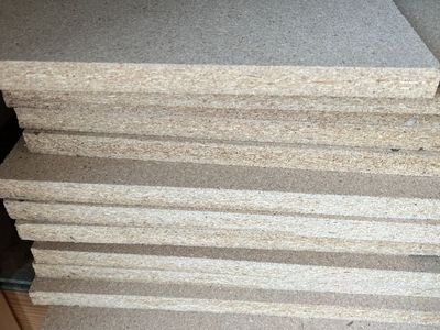 Assorted Particle Board Sheets and Molding Trim Material