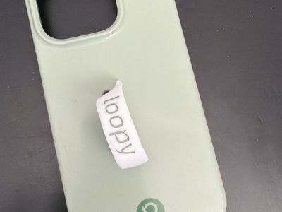 Loopy Case iPhone 13 Pro Max Sage Green (Series 4) Phone Case with Finger Loop