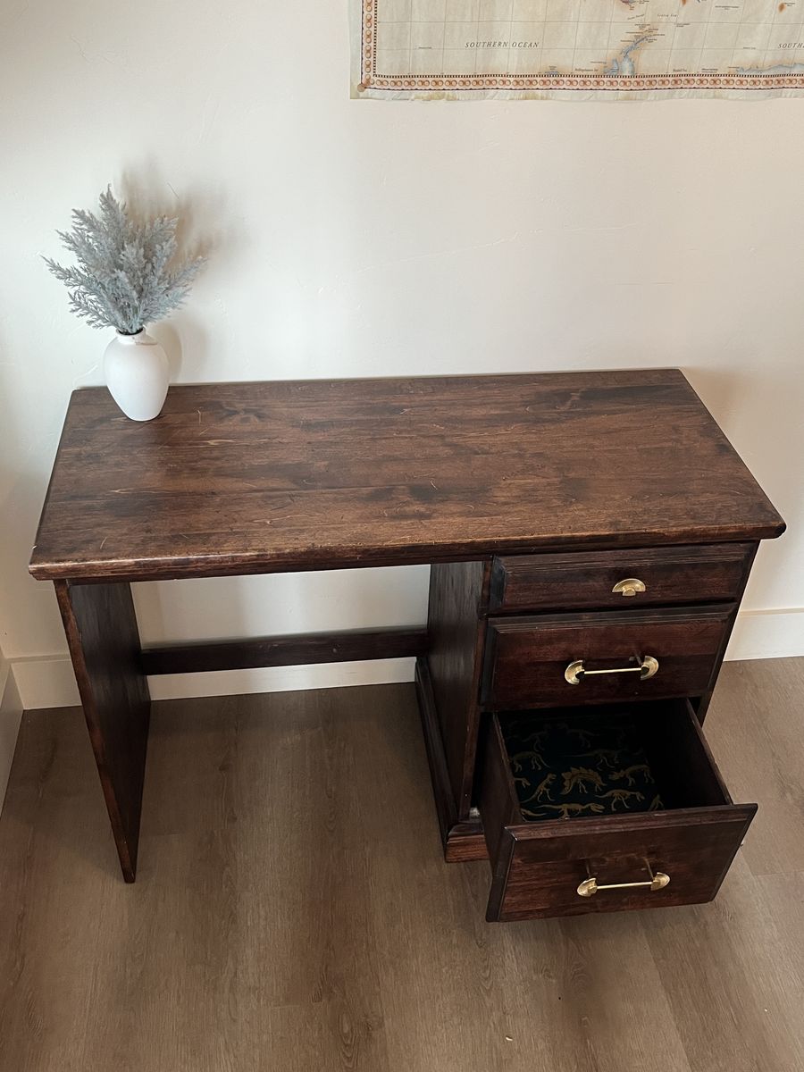Wood Desk/vanity