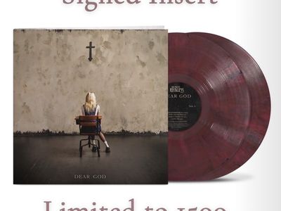 The Pretty Reckless-SIGNED Taylor Momsen-Dear God-Red Velvet Vinyl-X/1500-SEALED-RARE-Limited-Collectible