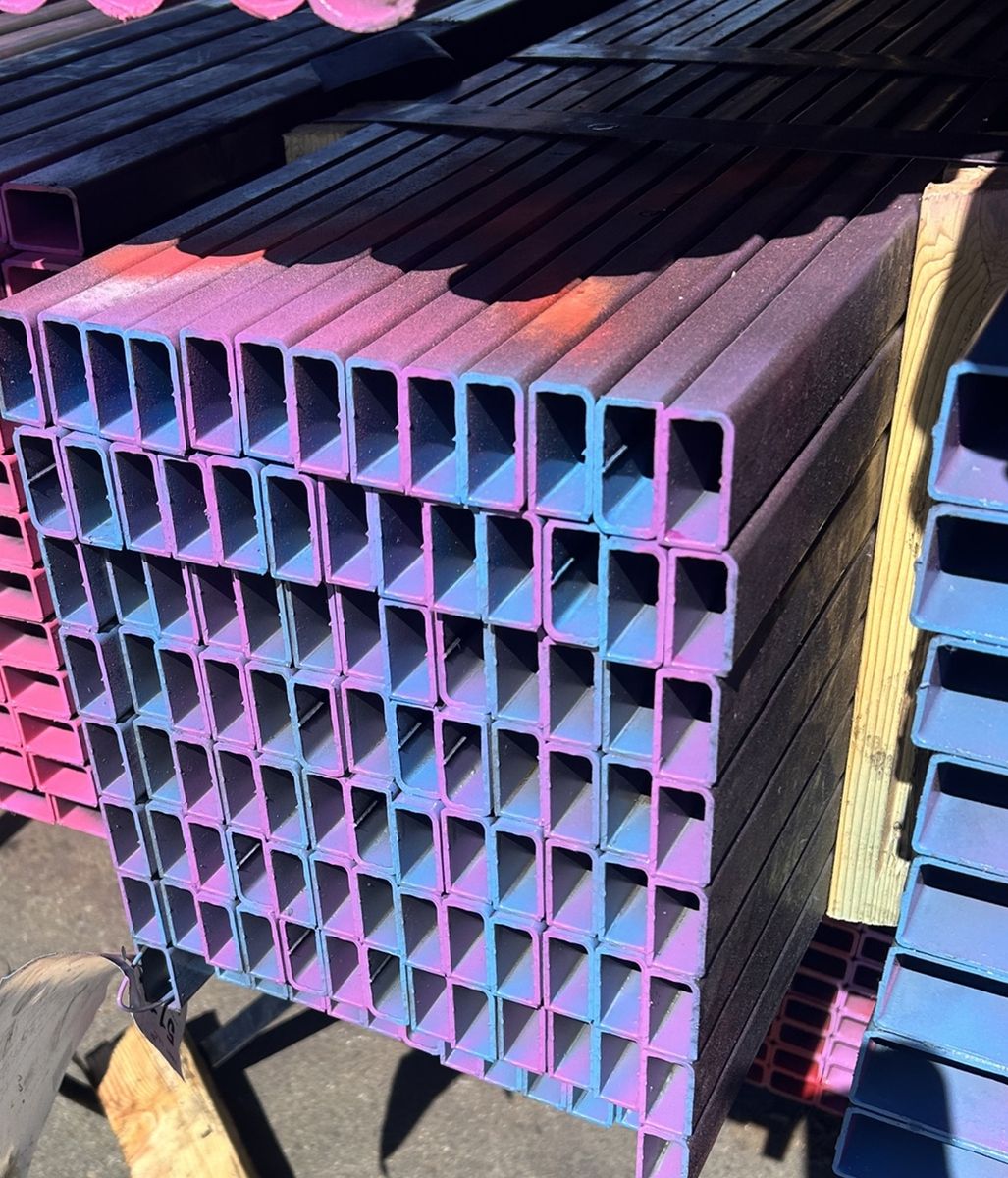 SURPLUS DEAL!! Surplus Steel Rectangular Tubing 1-1/2" x 3/4" x 14 GA x 20' - $18.95 Each