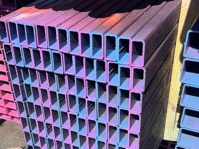 SURPLUS DEAL!! Surplus Steel Rectangular Tubing 1-1/2" x 3/4" x 14 GA x 20' - $18.95 Each