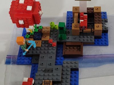 Lego Minecraft Mushroom Island