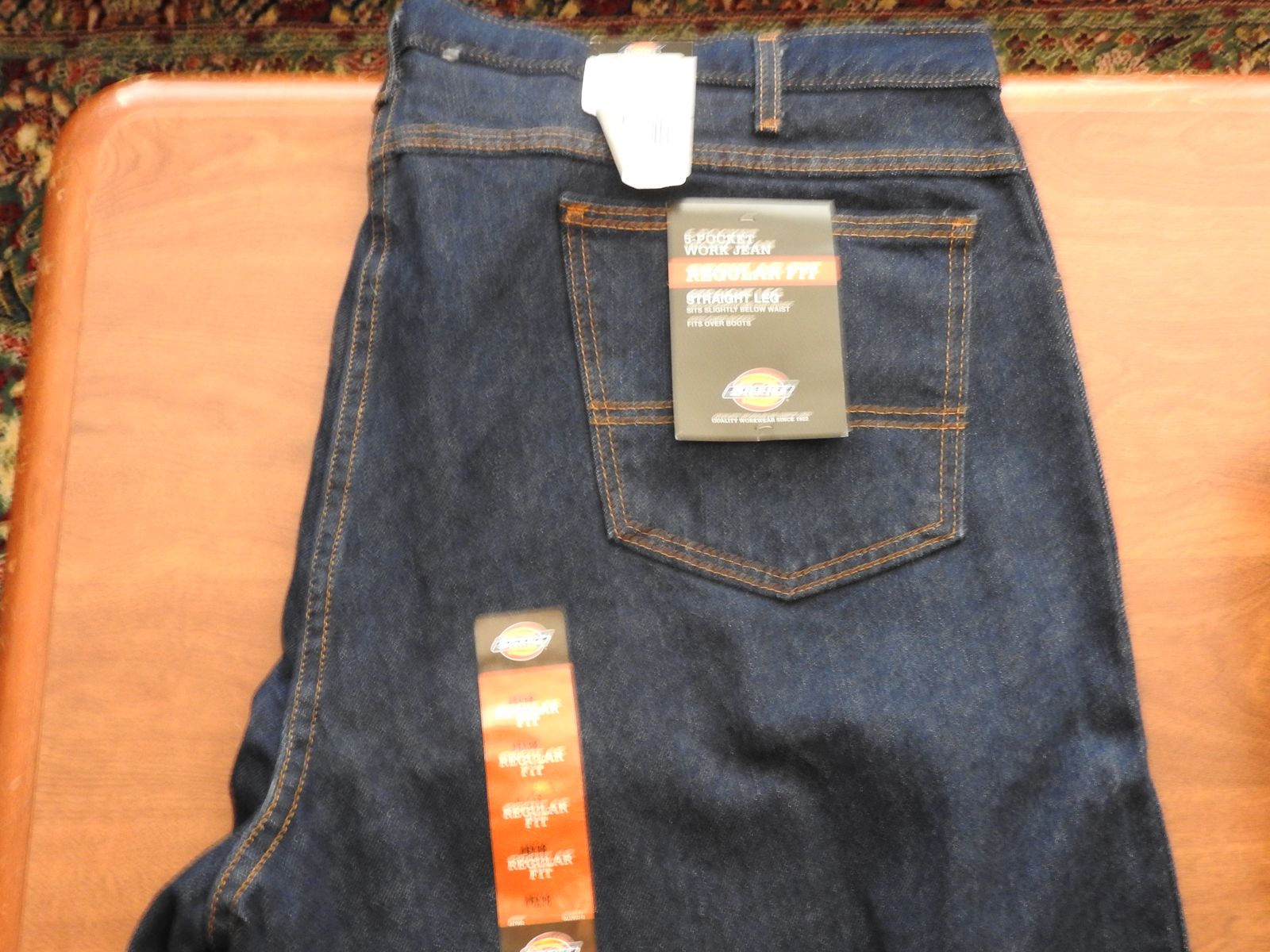 2 pairs of DICKIES NWT 5 POCKET WORK JEANS REGULAR FIT 46 X 30 MENS