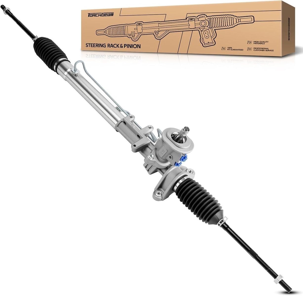 New TORCHBEAM Steering Rack & Pinion Assembly for Volkswagen Beetle, Golf, Jetta (1998-2007)