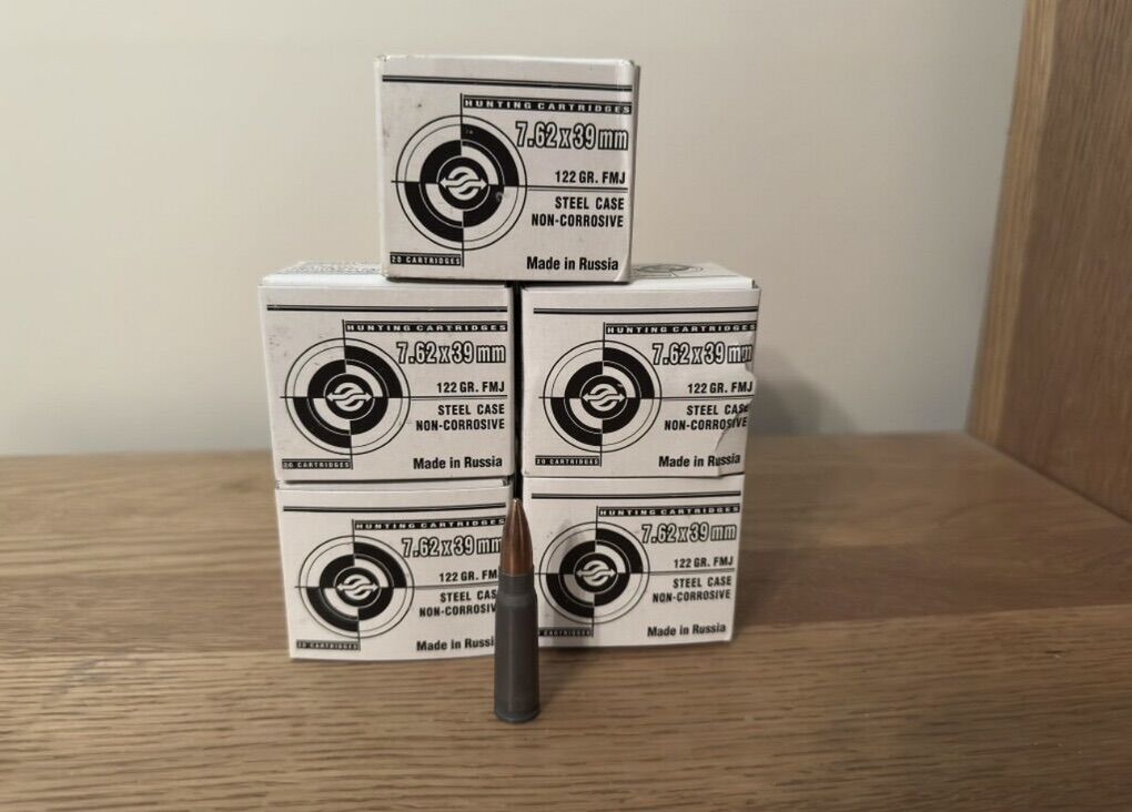 7.62 x 39mm Brand New Ammo (200 Rounds Available)