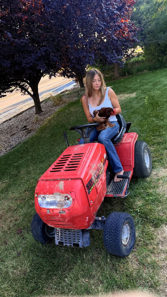 Red Riding Lawn Mower - Used Garden Tractor