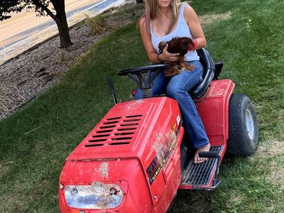 Red Riding Lawn Mower - Used Garden Tractor