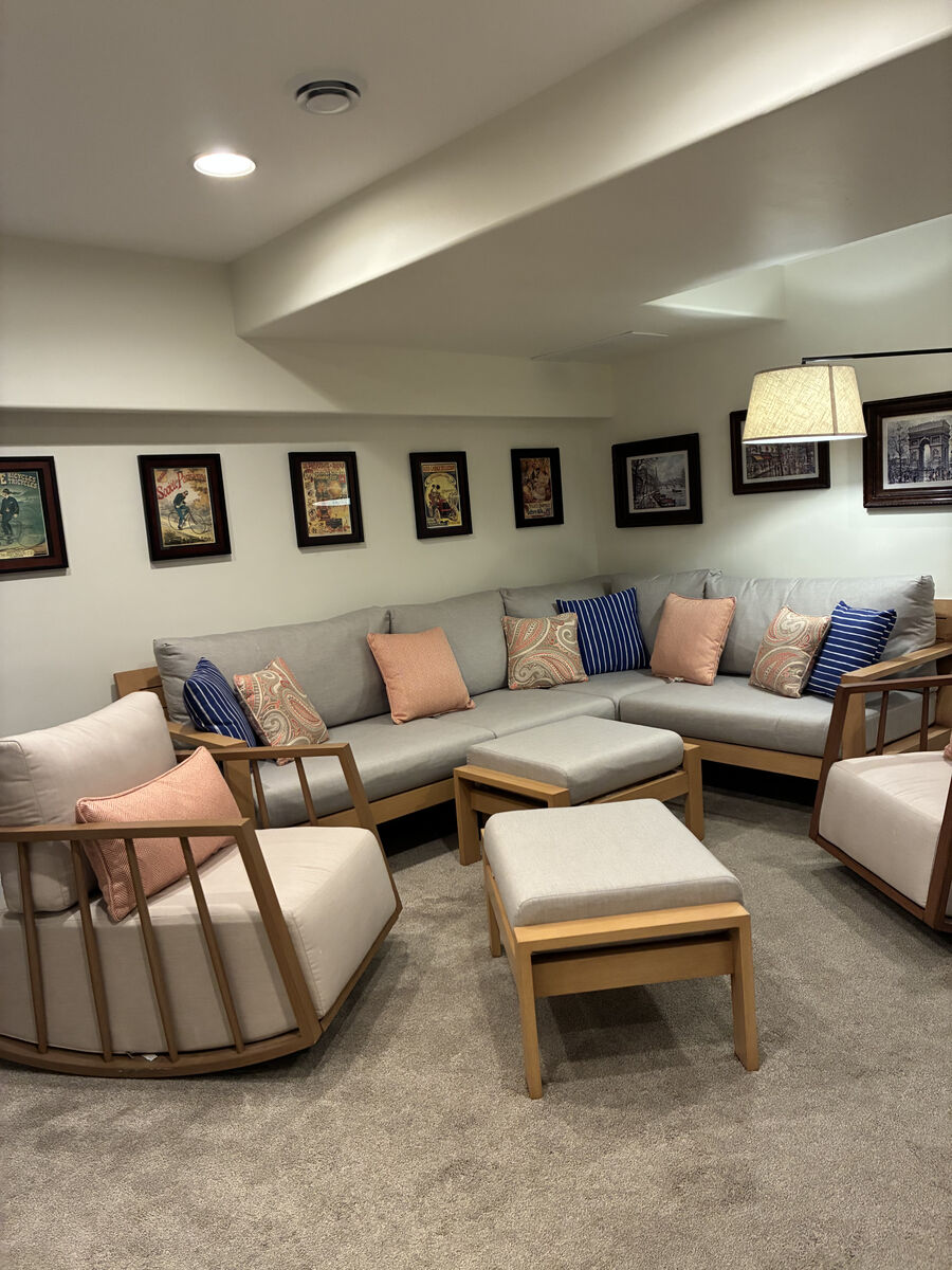 Yardbird Outdoor Patio Sectional Set w/ Sunbrella Cushions — Full Set