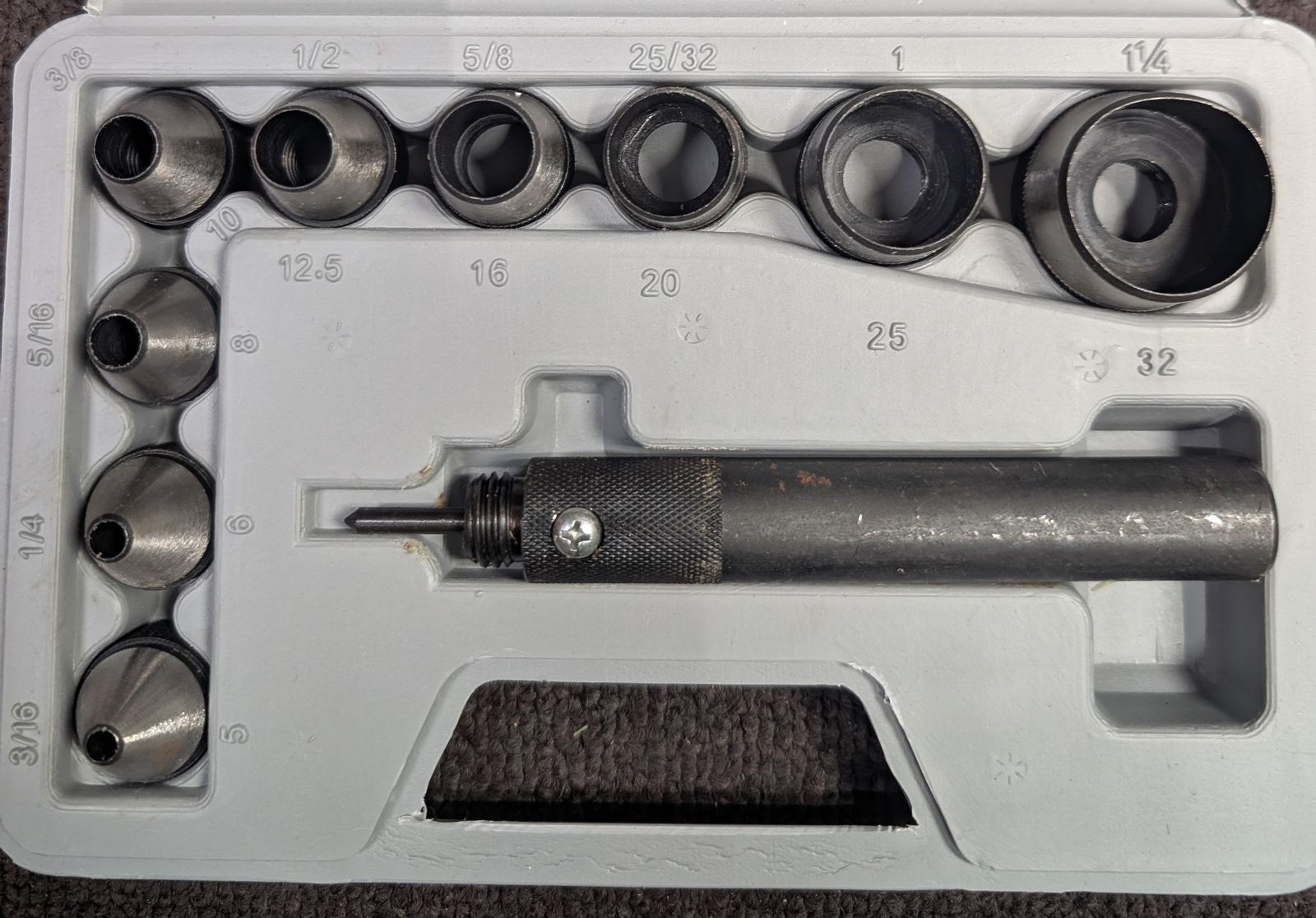 Heavy Duty Hollow Punch Hole Kit