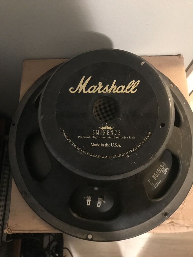 FREE Broken Marshall Eminence 15 Bass Speaker