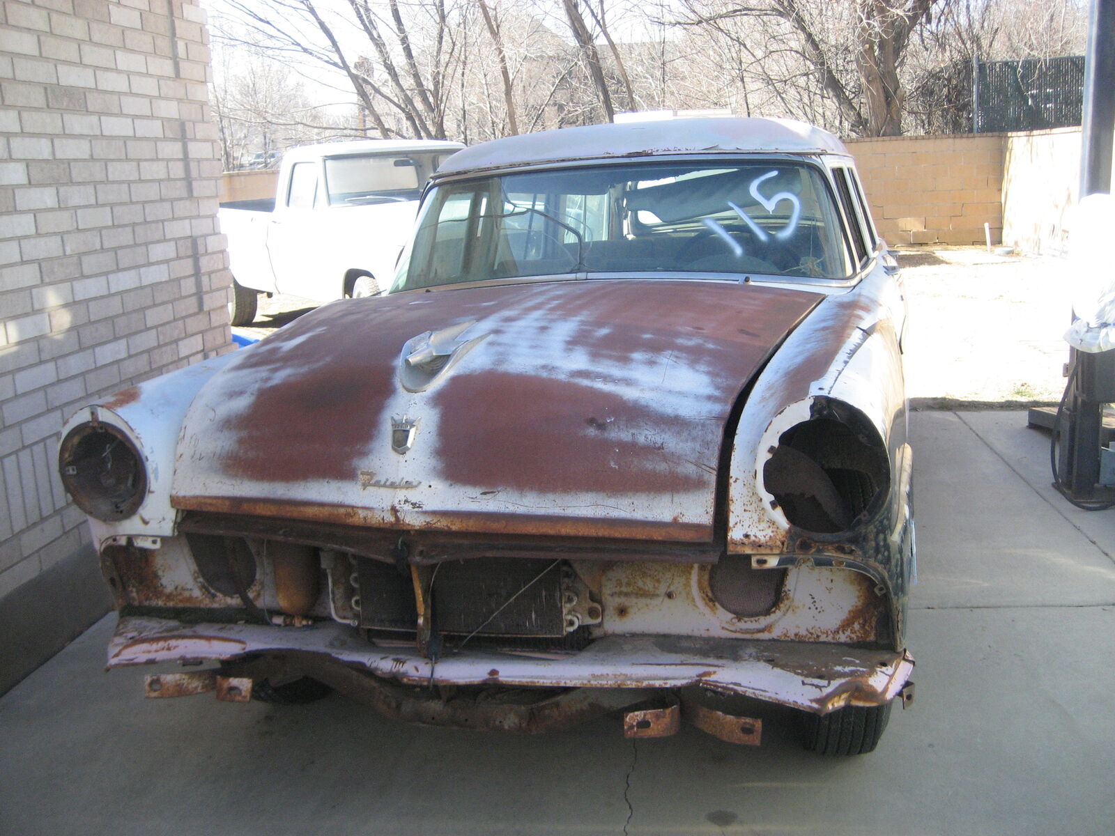 1956 FORD CUSTOMINE WAGON FOR PARTS