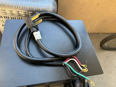 Power cord with 3 and 4 wires for Dryer