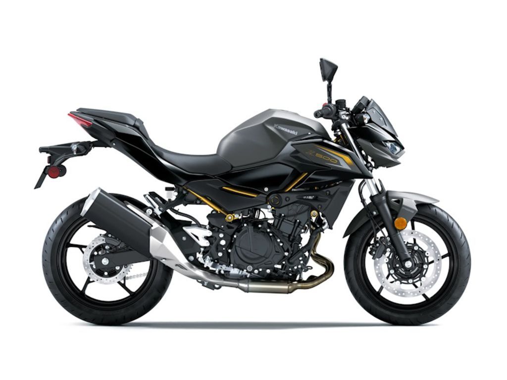 2026 Kawasaki Z500 ABS Metallic Matte Graphenestee