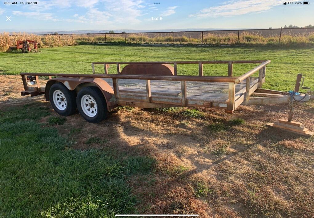 Big Tex Flatbed Car Trailer