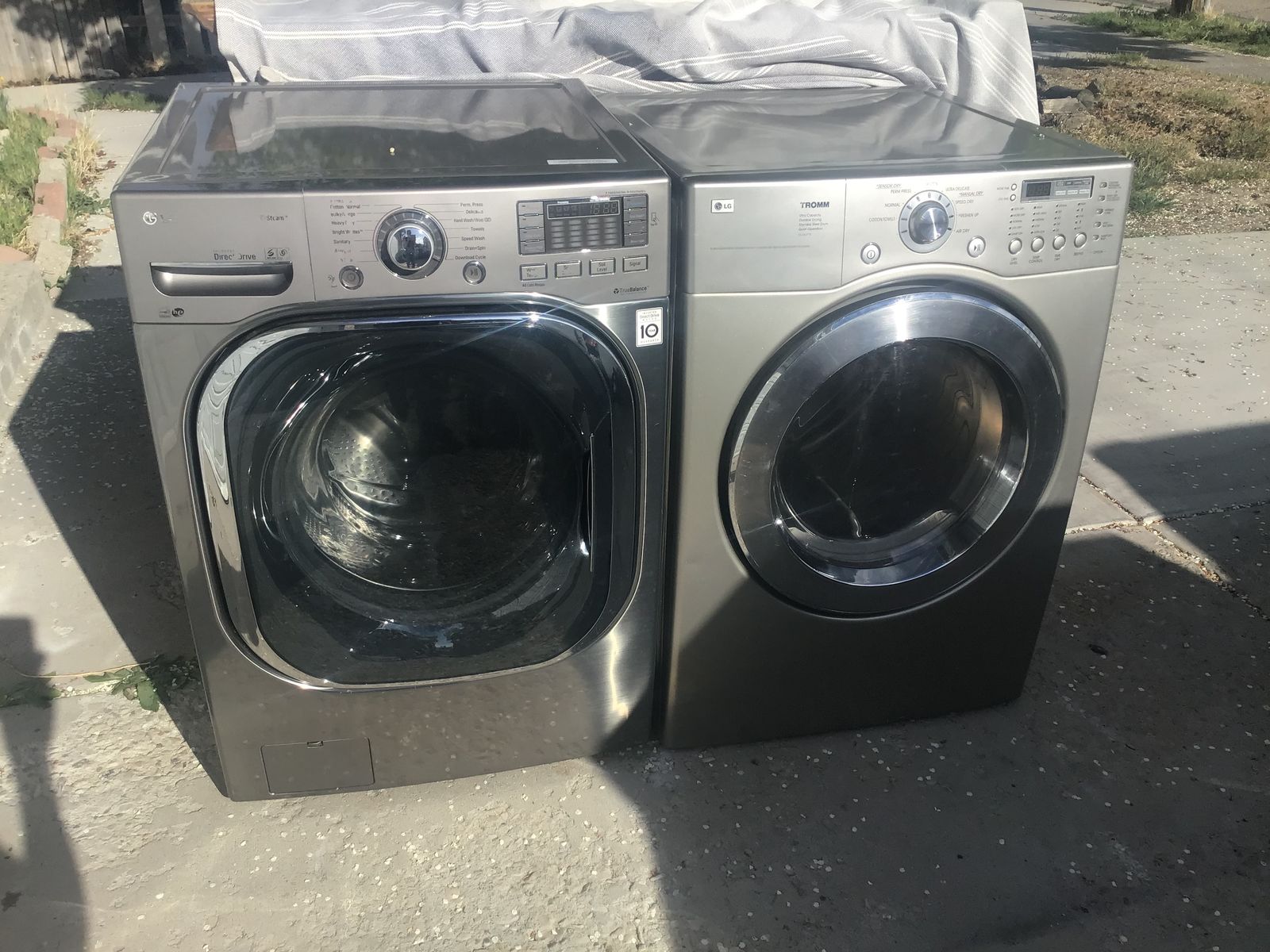 SUPER CAPACITY LG FRONT LOAD SET INCLUDES FREE DELIVERY