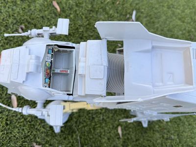 Vintage Star Wars AT-AT Walker Imperial Toy, Large Scale, Gray/Tan, Missing Parts