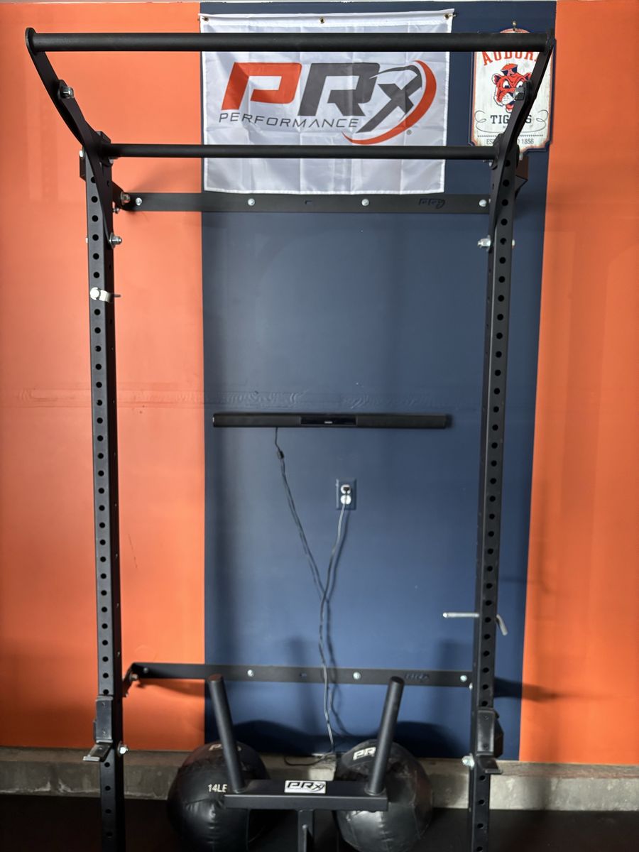 PRX Performance Folding Squat Rack Wall Mounted And More