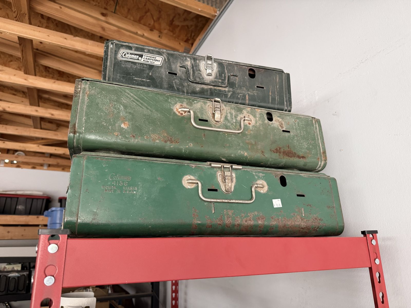 Lot of Vintage Coleman Camp Stoves - Models 425F and 413G