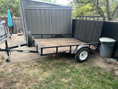 6x8 Heavy-Duty Utility Trailer W/ Rear Gate