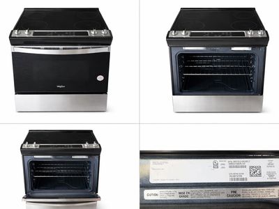 Brand new Whirlpool slide-in electric range