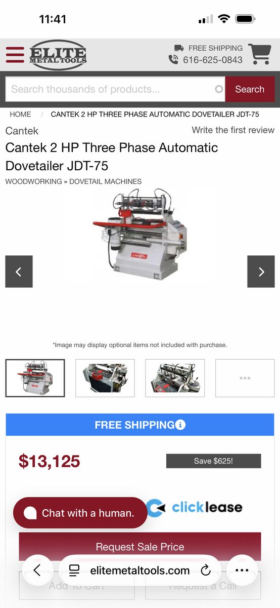 Dovetail Machine (drawers)