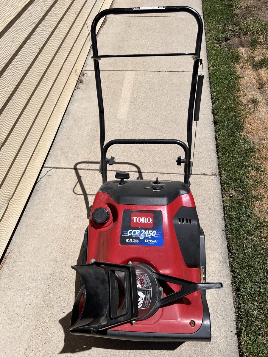 Toro CCR 2450 5.0 R*Tek Snow Blower - Powerful & Compact Single-Stage Snow Removal