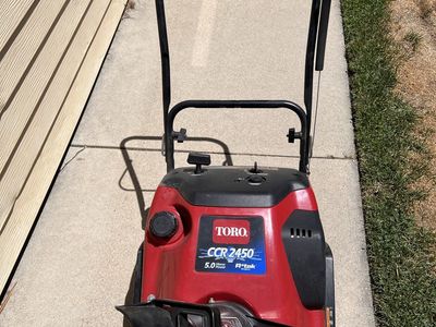 Toro CCR 2450 5.0 R*Tek Snow Blower - Powerful & Compact Single-Stage Snow Removal