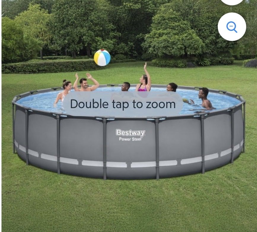 New 18ft 48in tall round Bestway above ground pool