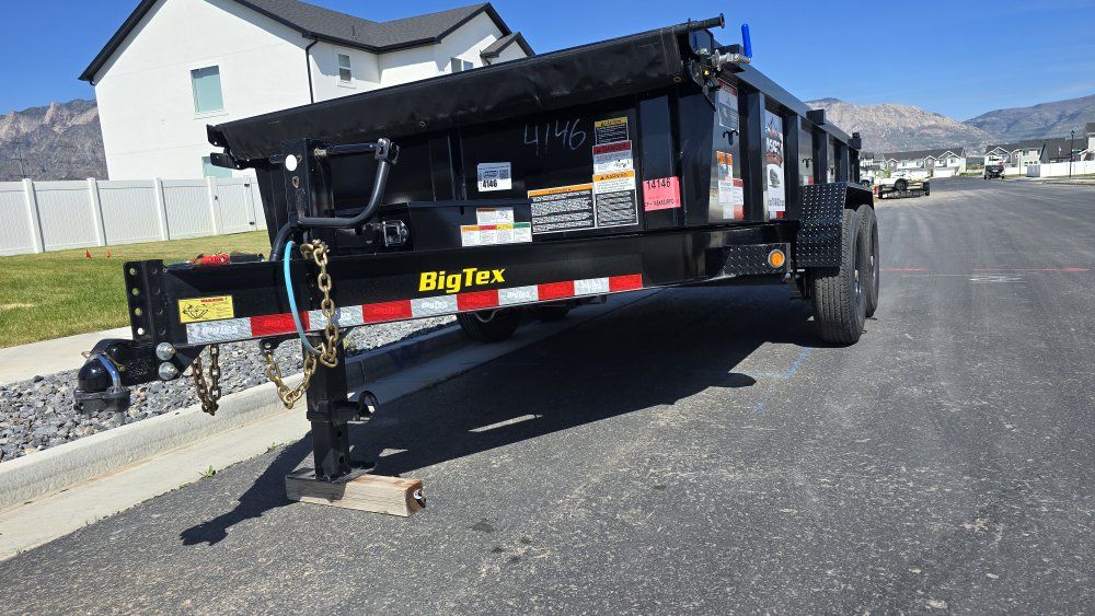 2025 Big Tex 14LP Dump Trailer — Like New, Under 10 Uses