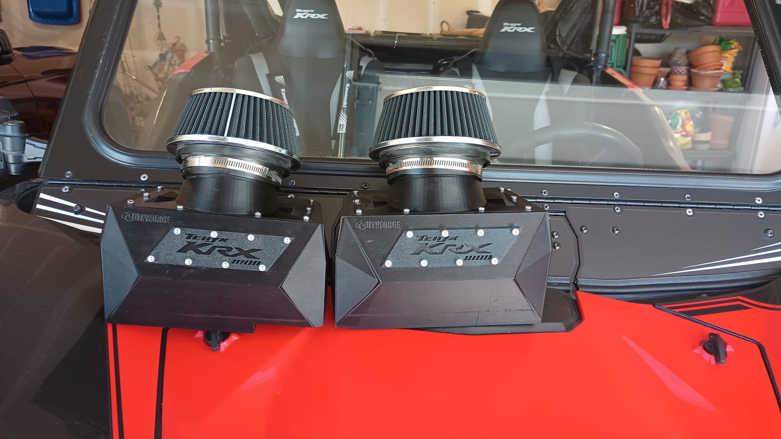 krx 1000 cvt and intake air filters