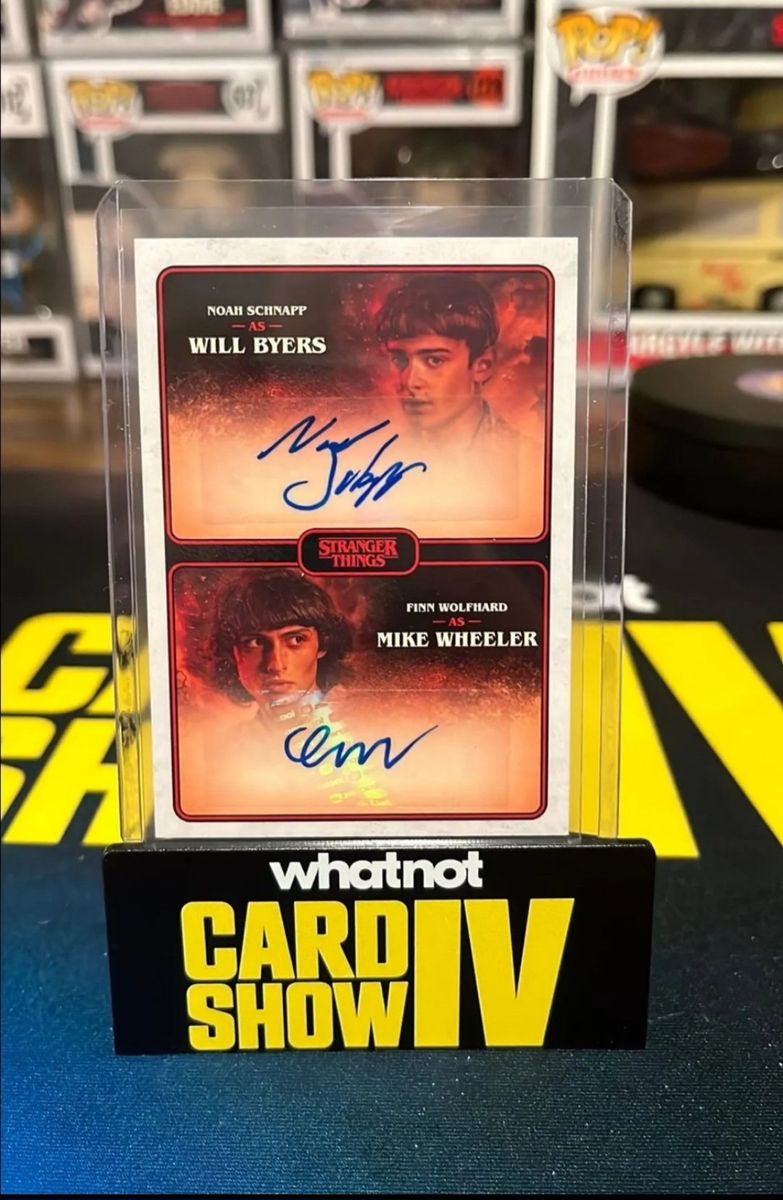 Topps Stranger Things Will & Mike Autographed Card