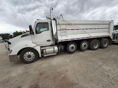 2019 Kenworth T680 Quad Axle Dump, Freshly rebuilt engine, PACCAR MX-13 450HP, diesel, 12-speed automated tranny, 645k miles