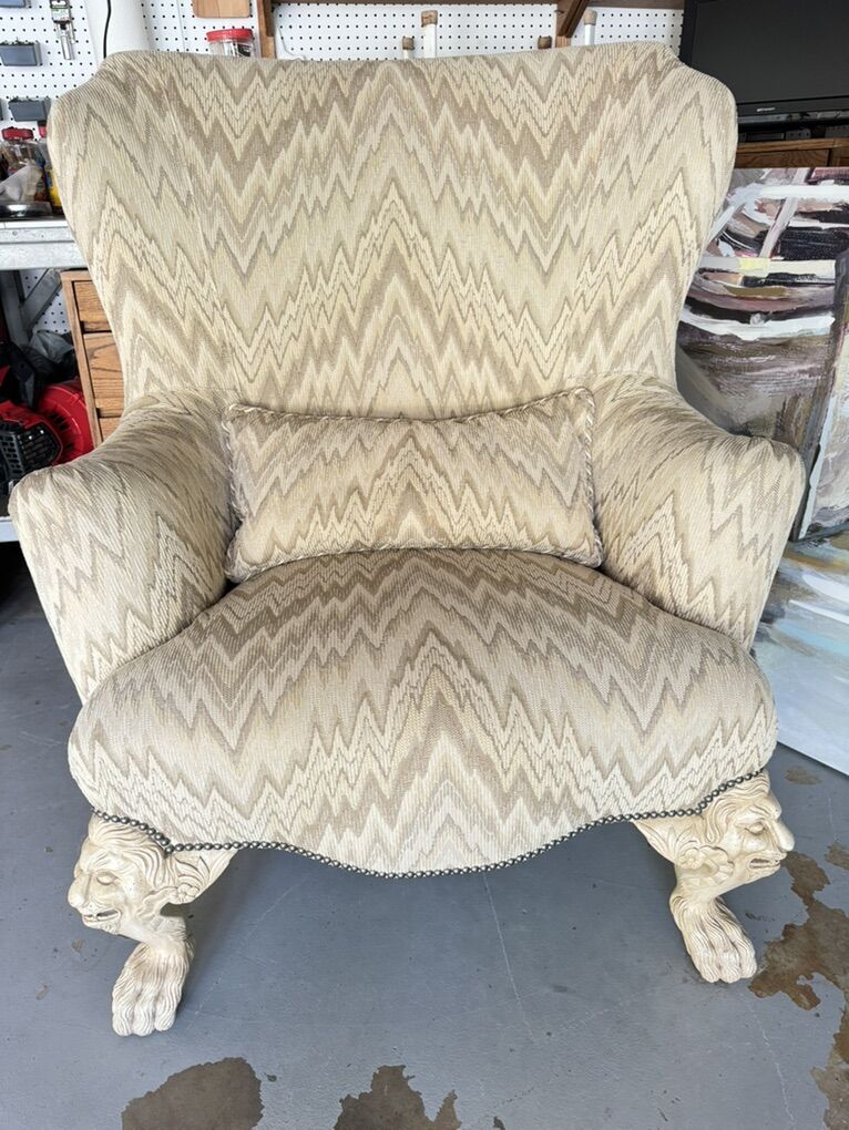 Custom Lions Feet Chair