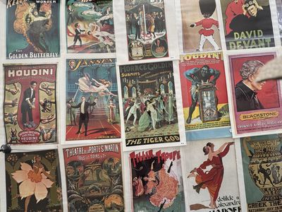 Vintage Art Posters Prints Estate Sale Bountiful