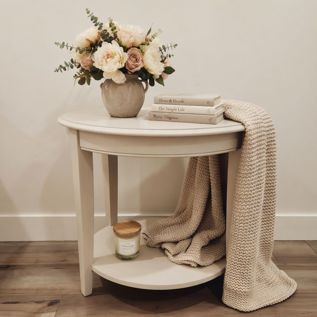 Pair of Custom Refinished Solid Hardwood Side Tables