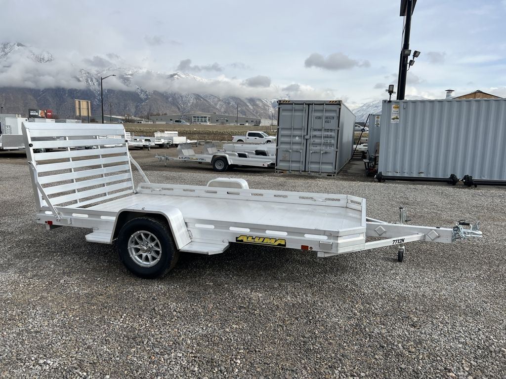 2026 Aluma 6.5x12 7712H Aluminum Utility Trailer