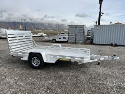 2026 Aluma 6.5x12 7712H Aluminum Utility Trailer