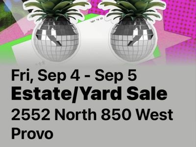 Estate/Yard Sale (Provo)