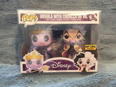 2017/2019 Funko Pops Misc. HOT TOPIC Ursula and Cruella Prices in description