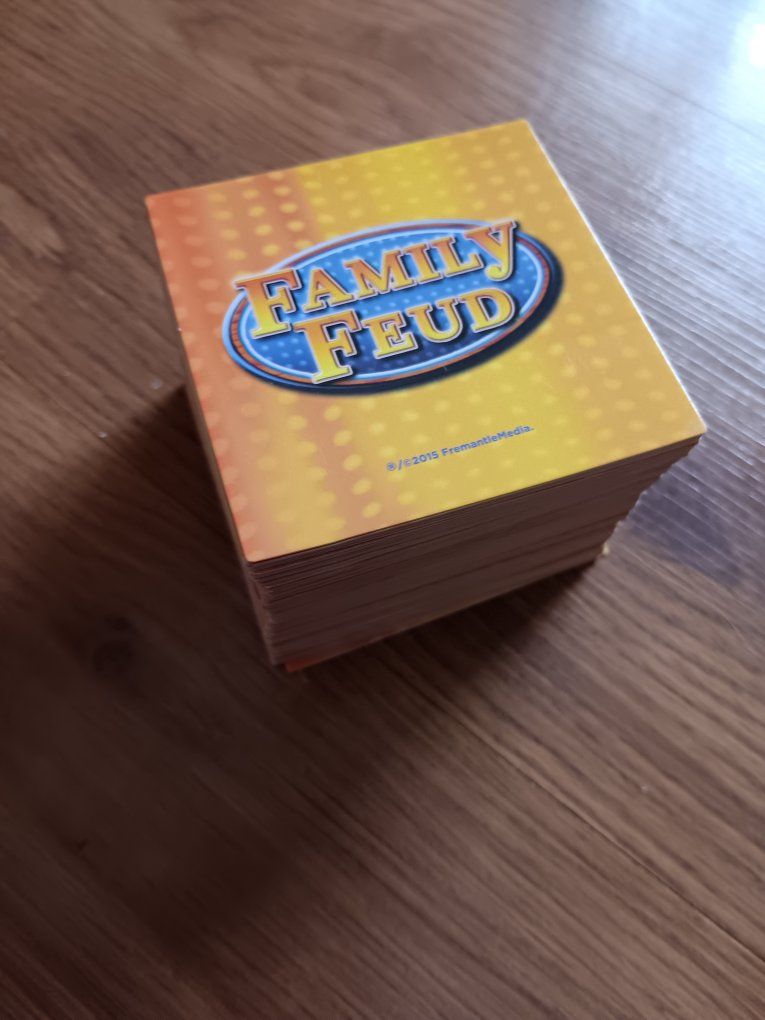 Family Feud 2015 Edition Question/Answer Game Cards