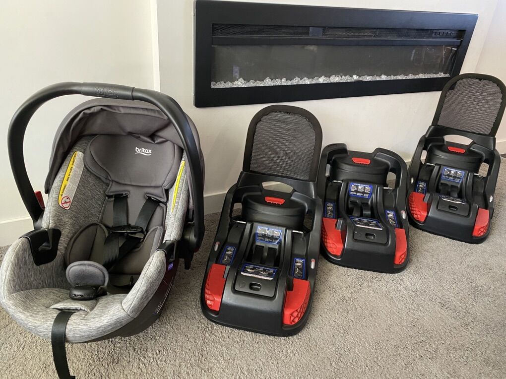 Britax B-Safe Carseat And Two Gen-2 Bases