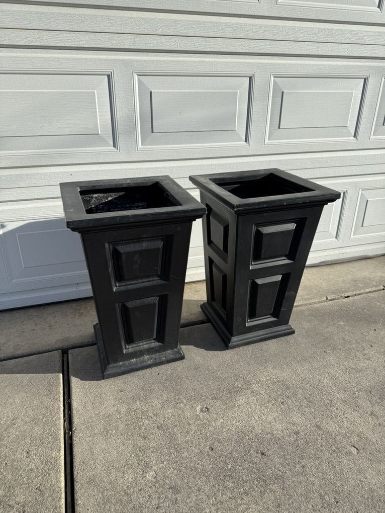 Large 24 Inch Planters  1/2 Price Of Original Cost