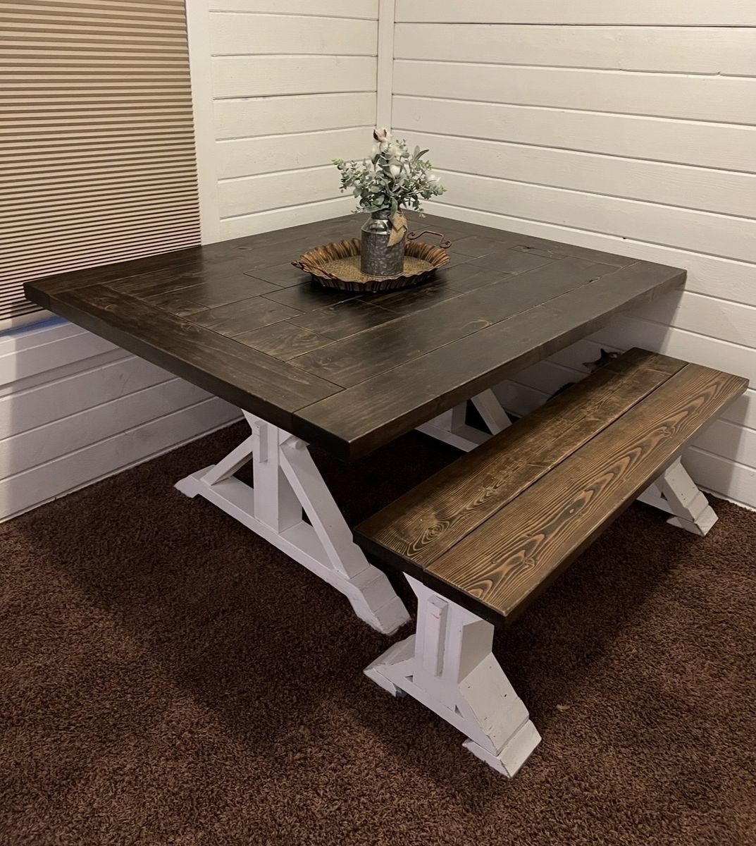 Farmhouse Table & Bench