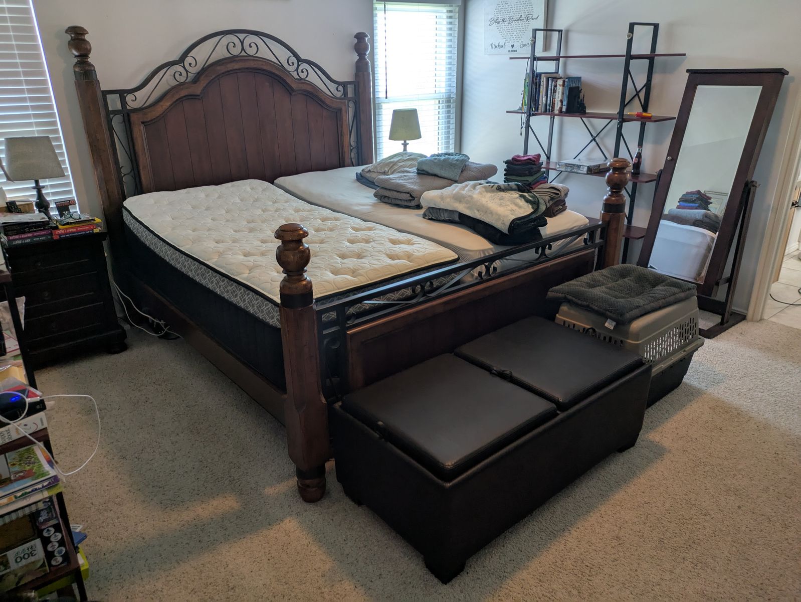 Solid Wood King size Bedframe