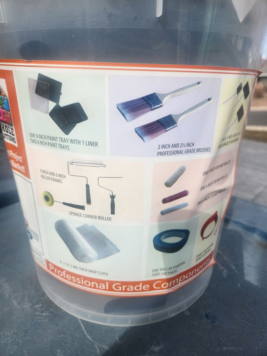 Painting components and paint kit